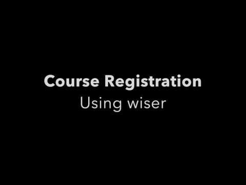 Course Registration Tutorial