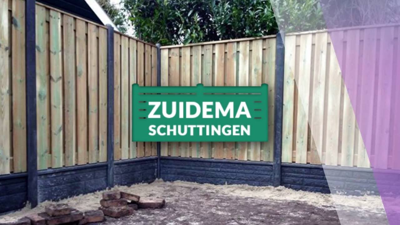 Zuidema Schuttingen, Hoogeveen, Hout-Betonschutting, Betonschutting, Poort, Lage Tuinafscheiding