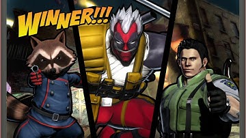 Ultimate Marvel VS Capcom 3 (Xbox One) Arcade as Rocket Raccoon, Deadpool & Chris