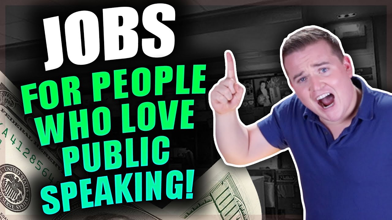 Top Jobs For People Who Love Public Speaking! (High Paying) YouTube