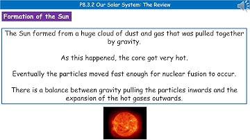 OCR Gateway A (9-1) P8.3.2 - Our Solar System