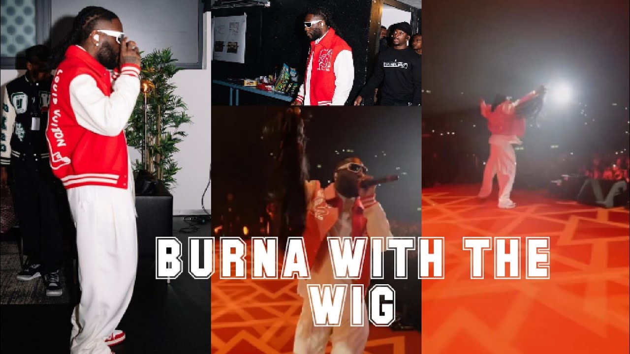 BURNA BOY GOT EMOTIONAL ON STAGE AS A CRAZY FANS THREW AN EXPENSIVE WIG AT HIM AT ZURICH - History