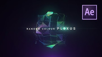 After Effects - Random Colour Plexus Tutorial