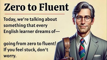 Become a Fluent English Speaker Alone | Best Tips for Learning English | Graded Reader | ESL