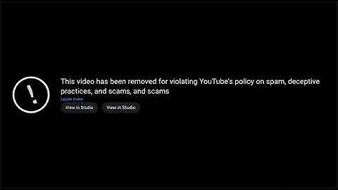 This video has been removed for violating YouTube