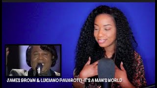 James Brown &amp; Luciano Pavarotti - It&#39;s A Man&#39;s World *DayOne Reacts*