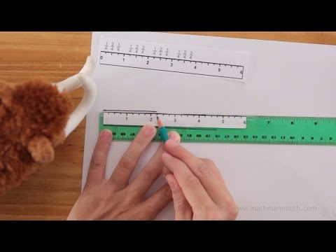 Measuring to the nearest quarter inch - YouTube