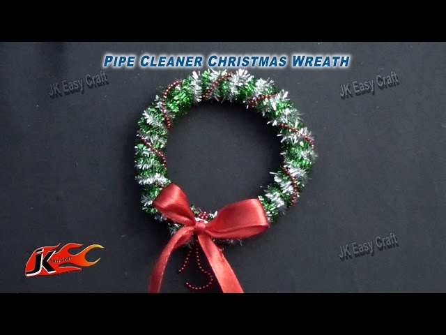 DIY Pipe Cleaner Wreath - A Beautiful Mess