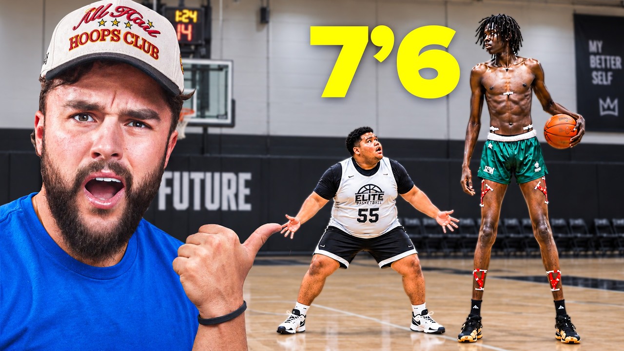 Meet The World's Tallest High School Basketball Player...