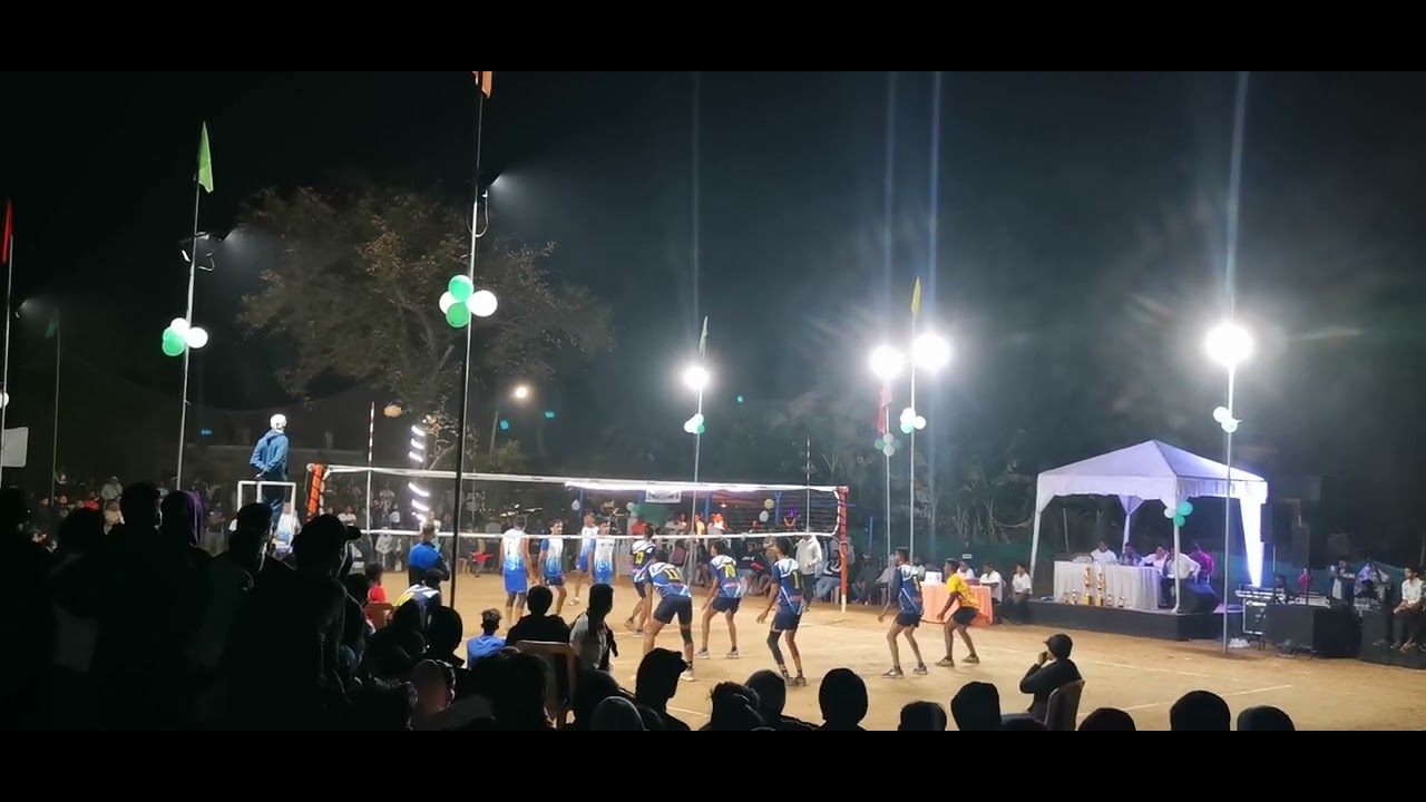 Final match of all Goa volleyball match between Goa police vs k k boys