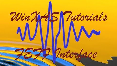 WinXAS Tutorials - FEFF interface
