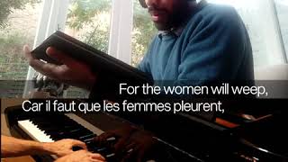 Les Berceaux - Fauré - Baritone - with lyrics translation