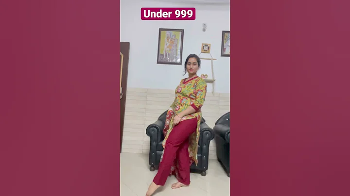 🛍️🛍️Trendy Amazon cotton kurta set under 999 || kurta set # #amazonhaul #kurtaset #shortsvideo