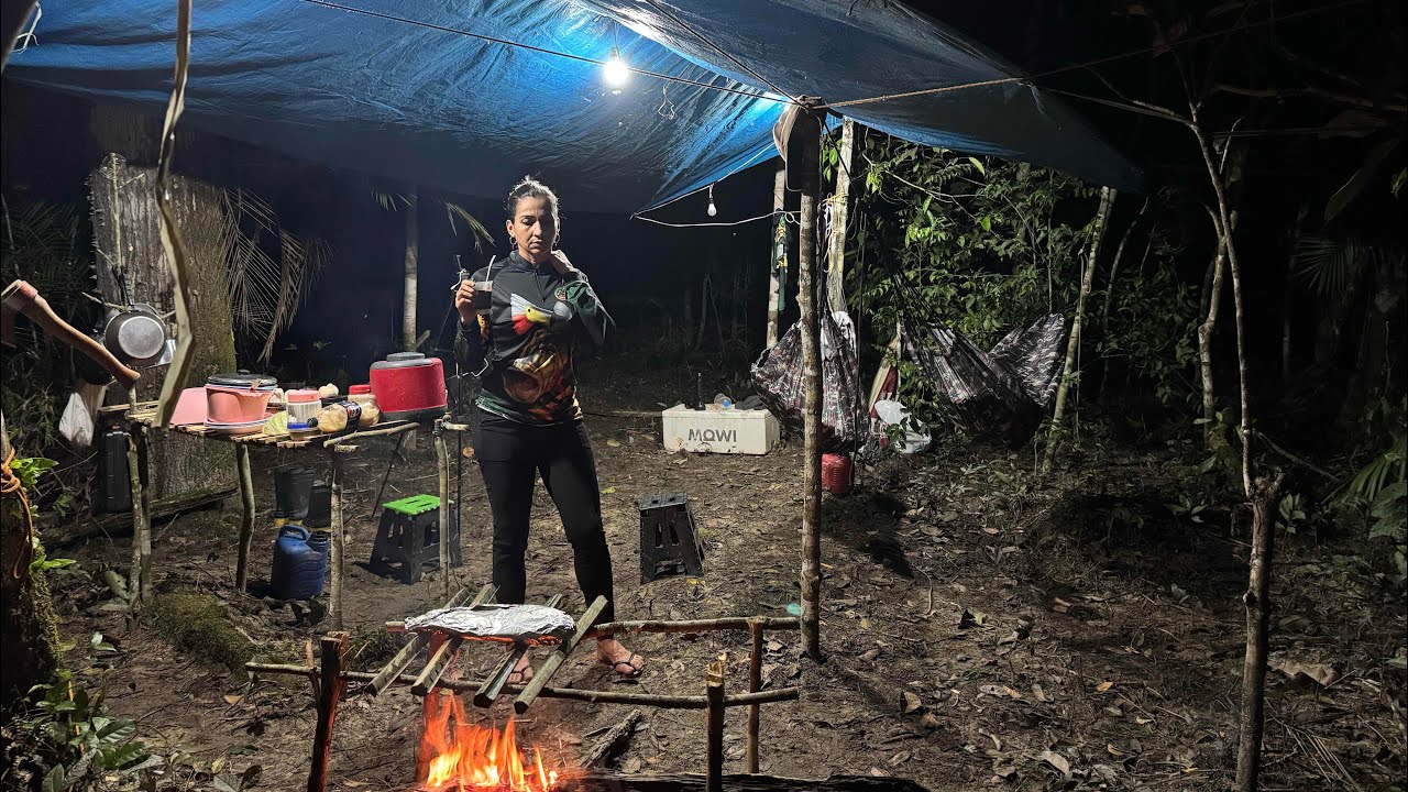 PESCARIA É ACAMPAMENTO NA BARRACA DO RIO  RIBEIRÃO