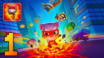 Talking Tom Hero Dash Gameplay Walkthrough Part 1 (iOS, Android)