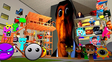 ALL PHASES SPRUNKI Nextbot, Obunga Nicos Aughh Selena Delgado want to CATCH ME in Gmod COMPILATION