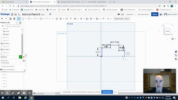 Grade 7 Intro To Parts  Part 7-  PLTW using OnShape (Design and Modeling)