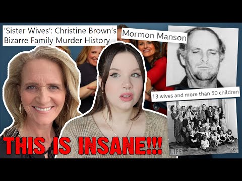 The DISTURBING Family History of Polygamist Christine Brown. Her Uncle was like Charles Manson!