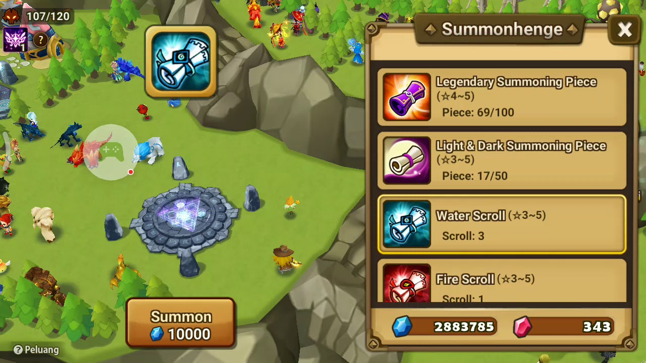 My lucky id of summoners war - YouTube