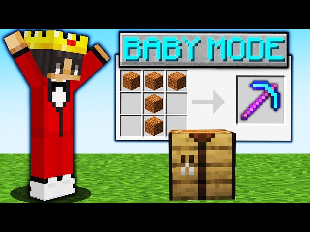 Minecraft But It's on BABY Mode class=