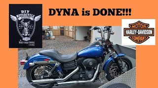 Harley Dyna finally finished