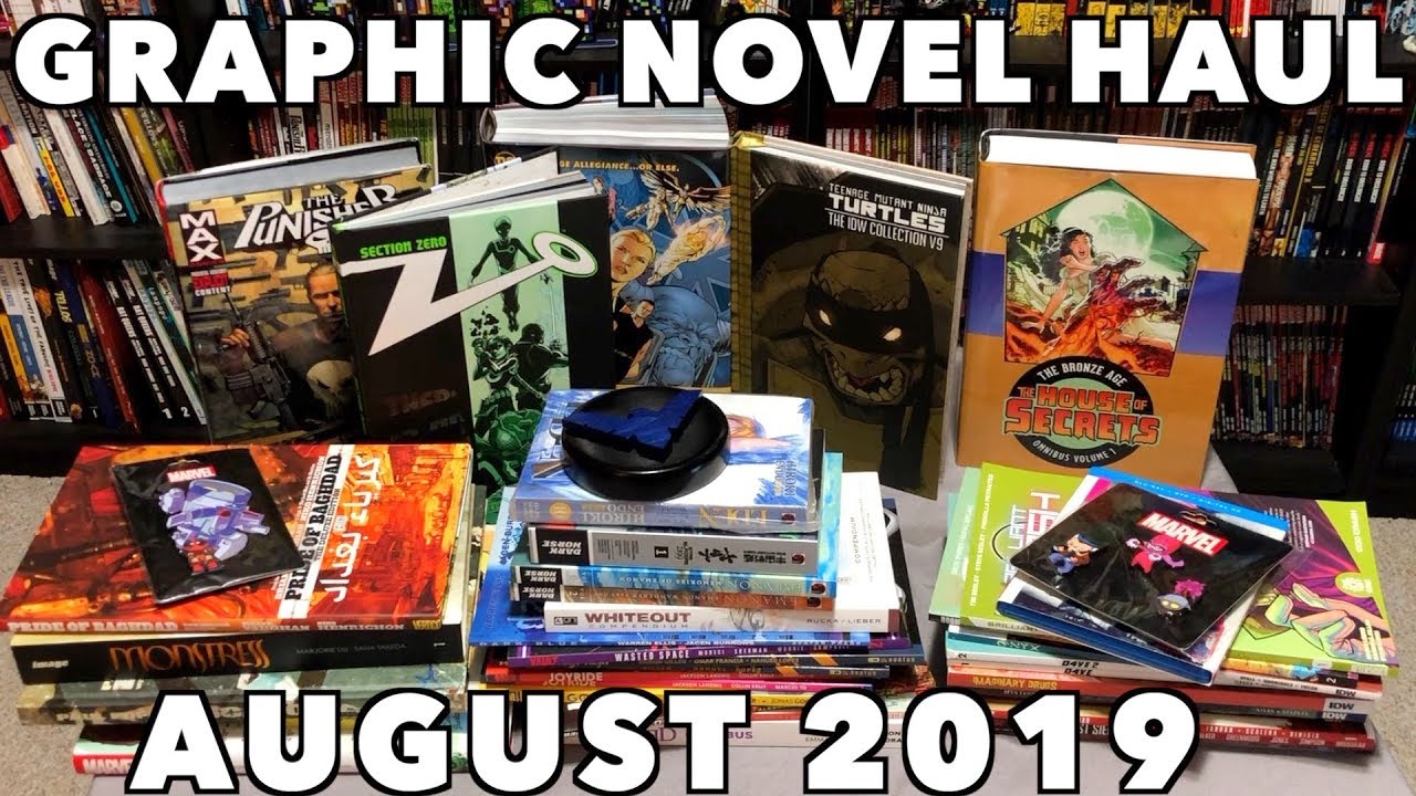 Graphic Novel, Omnibus, Hard Covers, Manga, TPBs and Comic Book Haul August 2019! YouTube