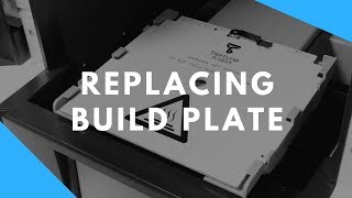 Replacing UP mini 2 Build Plate | Tiertime