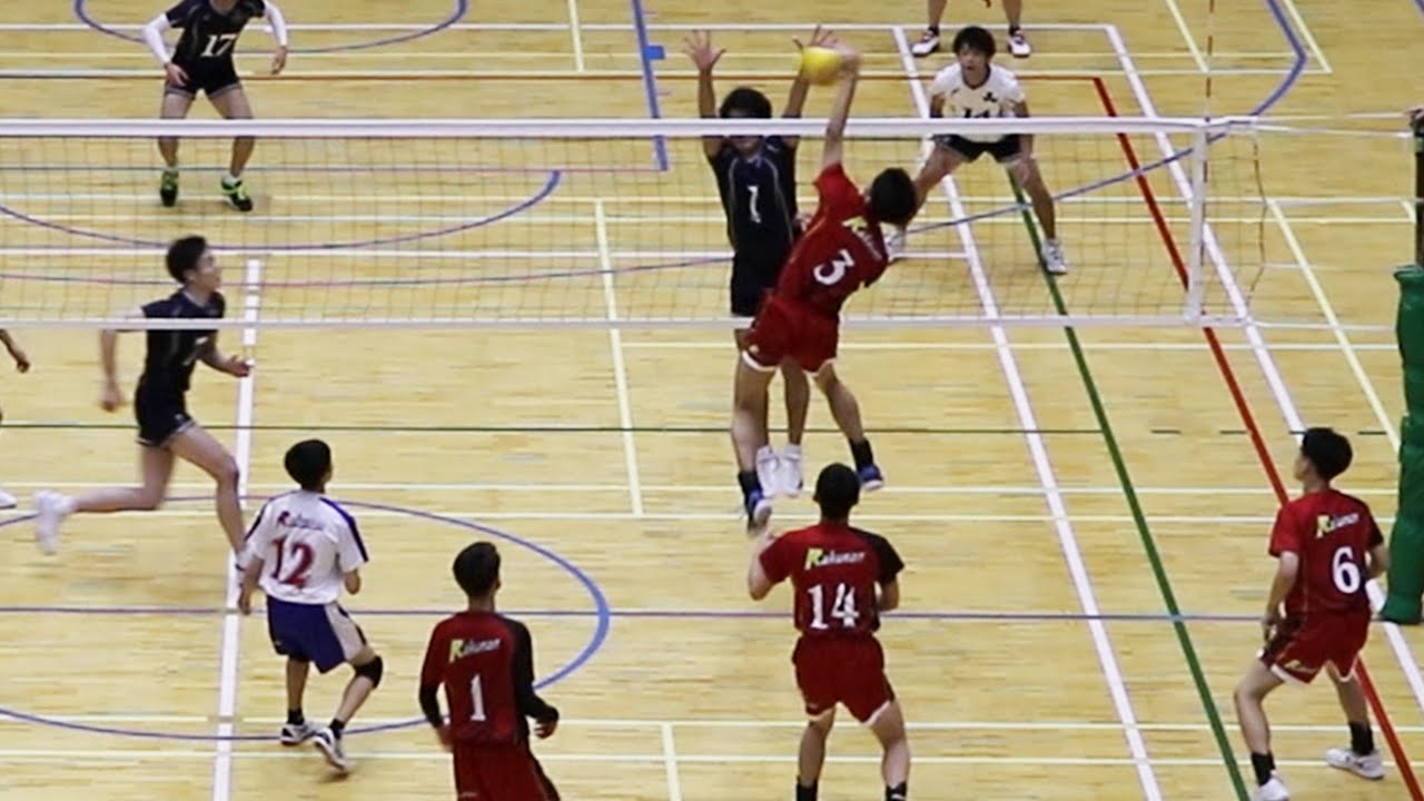 天皇杯京都2024】洛南 vs 同志社大 第1セット ＜男子バレーボール