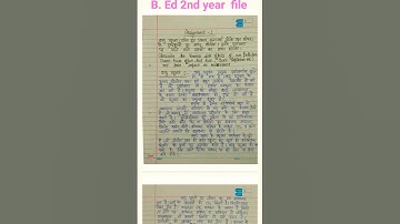 B. Ed 2nd year very important file 😱environmental  education pollution se related ! siddarth unive..