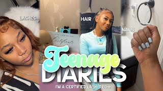 TEENAGE DIARIES ☆ | I got certified, did my nails, maintenance￼ + more