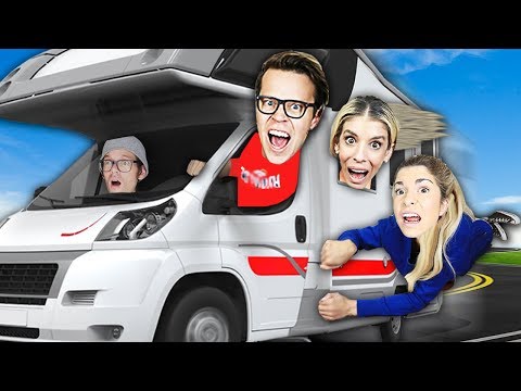 We Stole Hacker RV to Rescue Maddie! (Spending 24 HOURS Overnight Escaping Underground Tunnel Test)