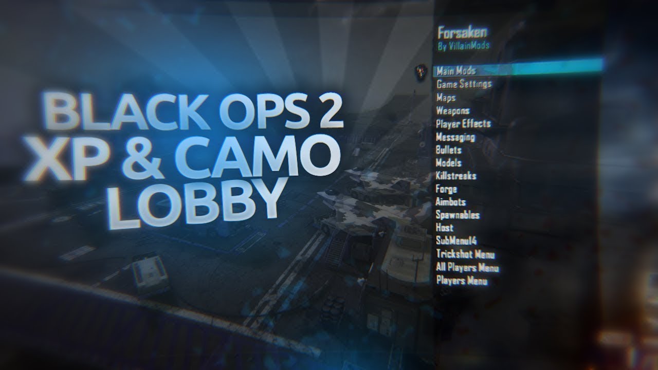 Black Ops 2 XP Lobby + All Camo's (FREE CO-HOST!) (XBOX ONE & XBOX 360)