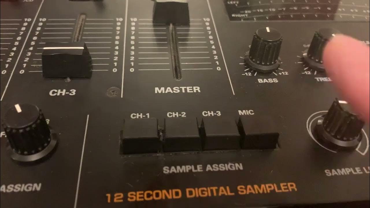 Vintage Gemini PDM3012 Digital Sampler & PreAmp DJ Mixer Part 5 YouTube
