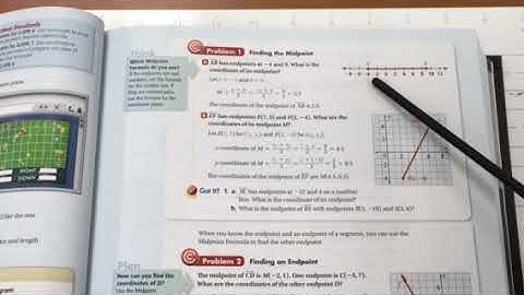 1-7 Midpoint and Distance in the Coordinate Plane