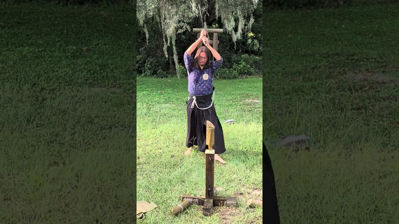 lightning cut. inazuma. #floridabudokan #iaido #battodo