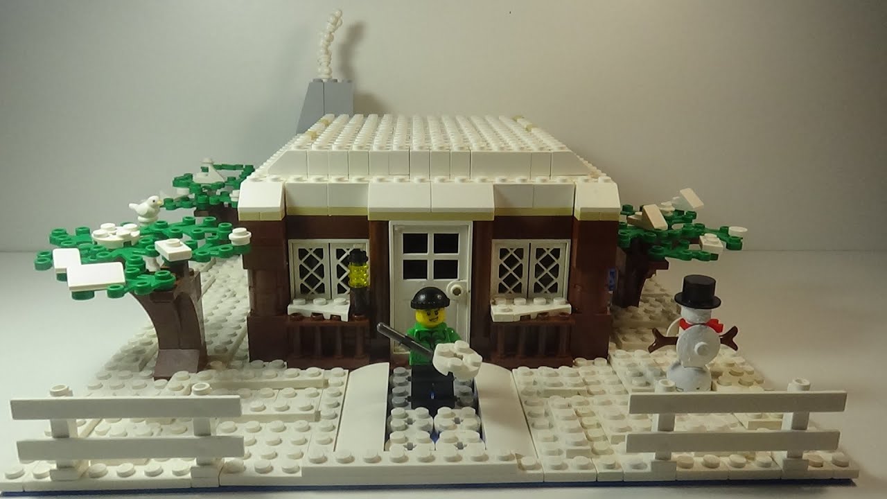 My LEGO winter cabin M.O.C