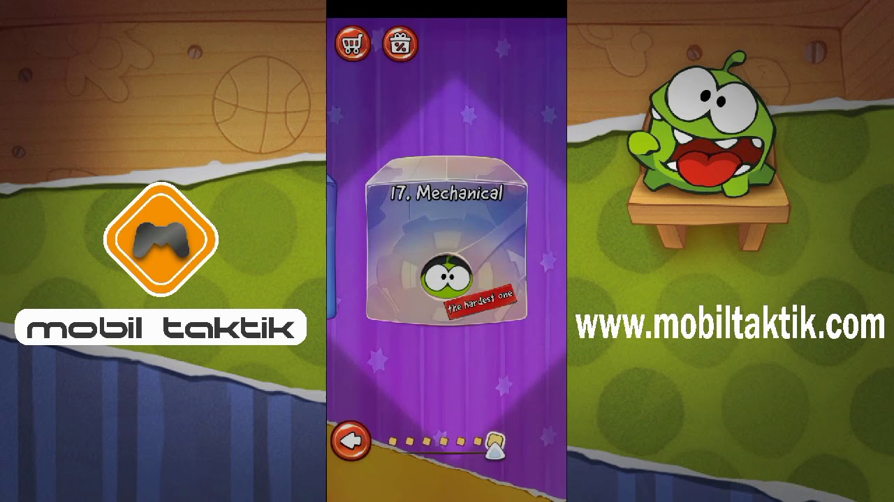 Cut The Rope Season 3 Mechanical Level 24 - Cut The Rope Bölüm 17-24