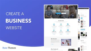 How To Create A Business Website In 2024 | Rara Business WordPress Theme