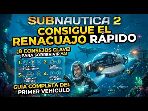 SUBNAUTICA 2: Consigue el TADPOLE "RENACUAJO"  Rápido (Localización de materiales)
