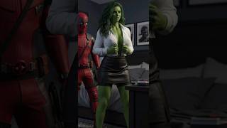 Deadpool Vs She Hulk Who win Bed 🛏️ fight #marvel
