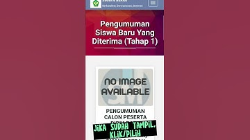 CARA LIHAT PENGUMUMAN CALON PESERTA DIDIK BARU TAHAP 1 (NONREGULER) SMAN 6 BERAU TAHUN 2022/2023
