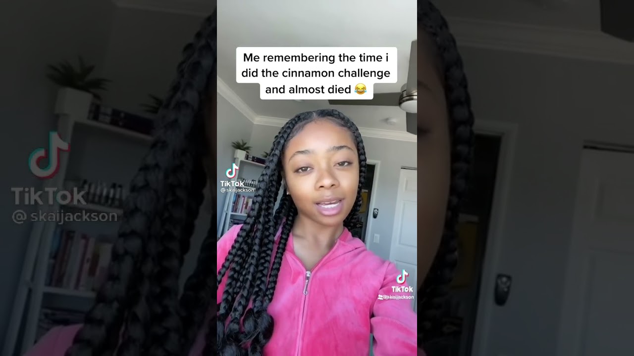 Skai Jackson Tik Tok || Cinnamon Challenge 😂 funny AF - YouTube