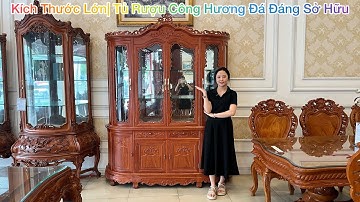 Tủ Rượu Công Hương Đá #noithatsondong #noithatgotunhien #gohuongdanamphi #turuoudep 