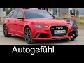 Audi RS6 Avant Performance FULL REVIEW test driven Autobahn V8 605 hp - Autogefühl