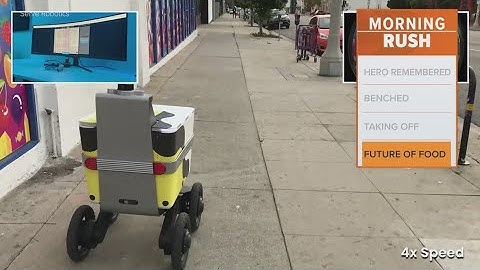 You might see new food delivery robots on Dallas streets soon