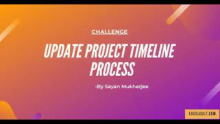 RPA Real Time Project #4 - Update Project Timeline Process - Use Case Walk through