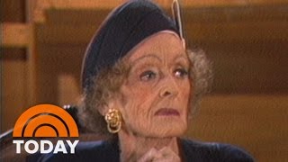 Bette Davis Talks To Bryant Gumbel About Joan Crawford In 1987 Interview Flashback Today