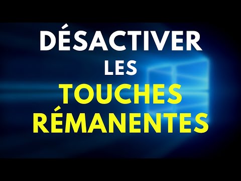 Vidéo: Comment désactiver les touches à bascule dans Windows 10 ?