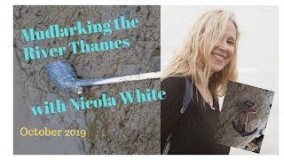 Mudlarking the River Thames with Nicola White  A very large Anchor!