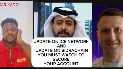 UPDATE ON SIDRA CHAIN AND ICE NETWORK SECURITY ON ONLINE PLUS VIA ION
